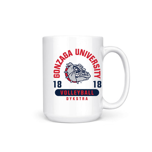 Gonzaga - NCAA Women's Volleyball : Raechelle Dykstra - Coffee Mug-0