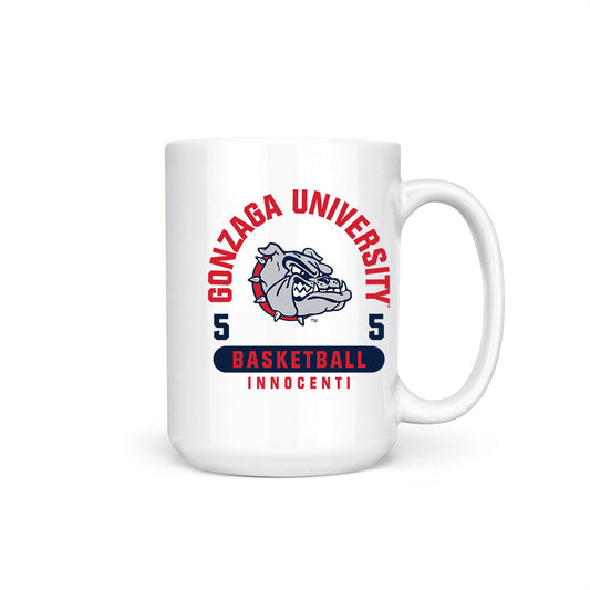 Gonzaga - NCAA Men's Basketball : Emmanuel Innocenti - Coffee Mug-0