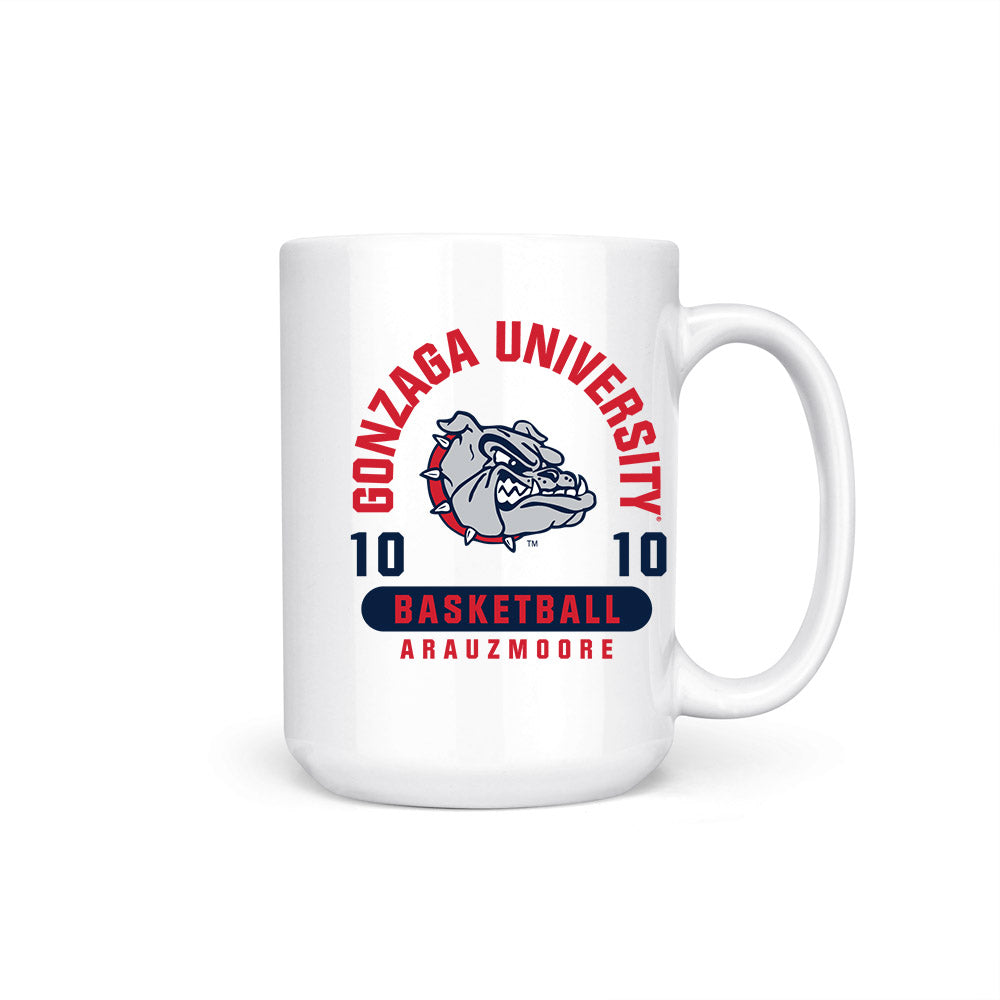 Gonzaga - NCAA Men's Basketball : Joaquim ArauzMoore - Coffee Mug-0