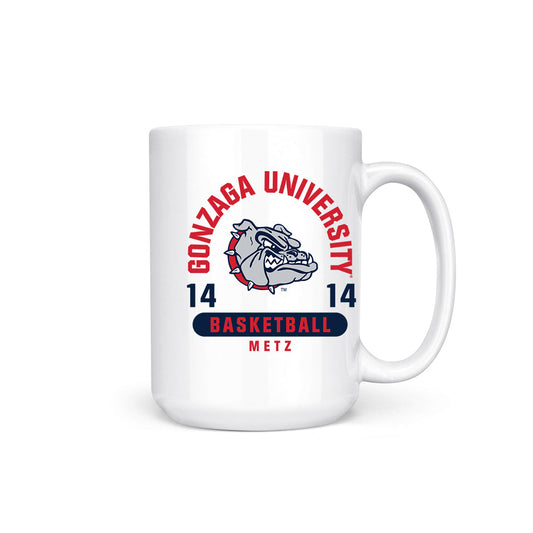 Gonzaga - NCAA Men's Basketball : Alonzo Metz - Coffee Mug-0