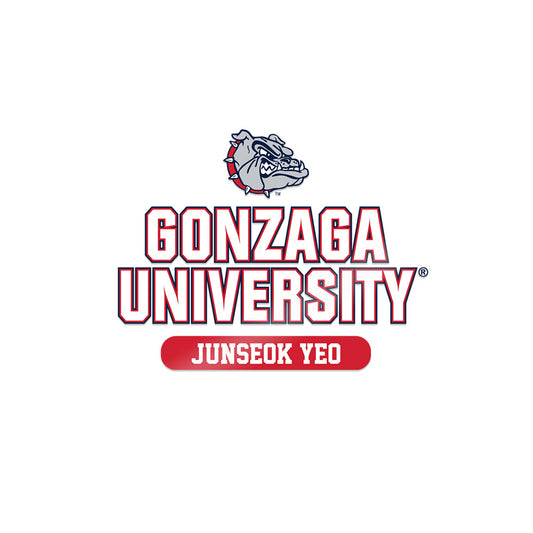 Gonzaga - NCAA Men's Basketball : Junseok Yeo - Sticker