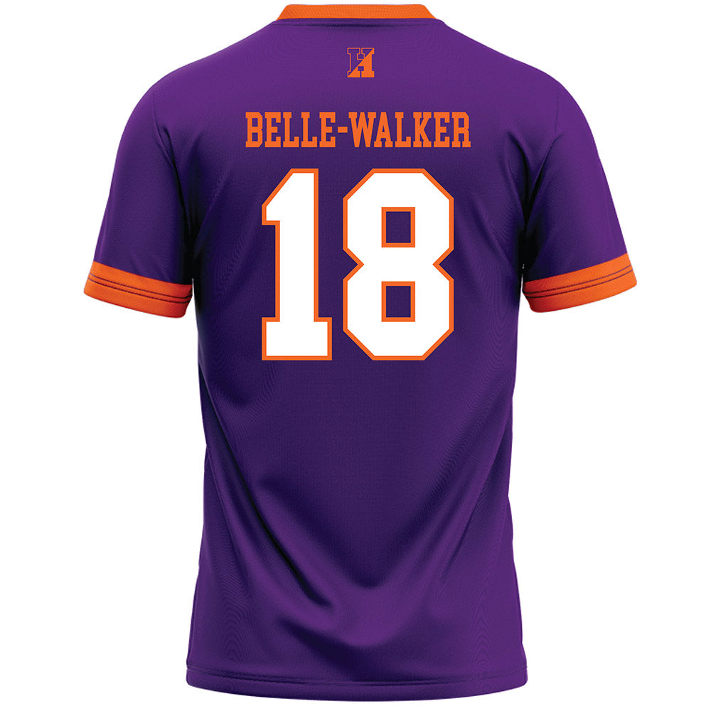 HWS - NCAA Men's Lacrosse : Jabril Belle-Walker - Purple Lacrosse Jersey-1