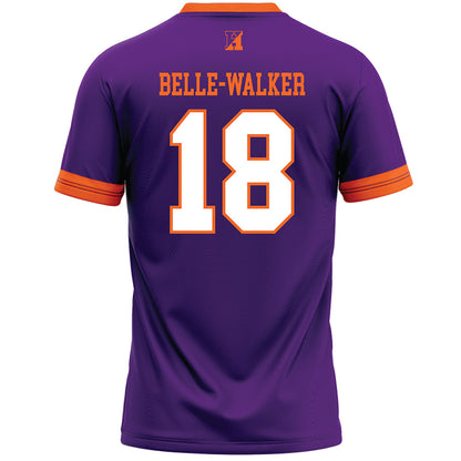 HWS - NCAA Men's Lacrosse : Jabril Belle-Walker - Purple Lacrosse Jersey-1