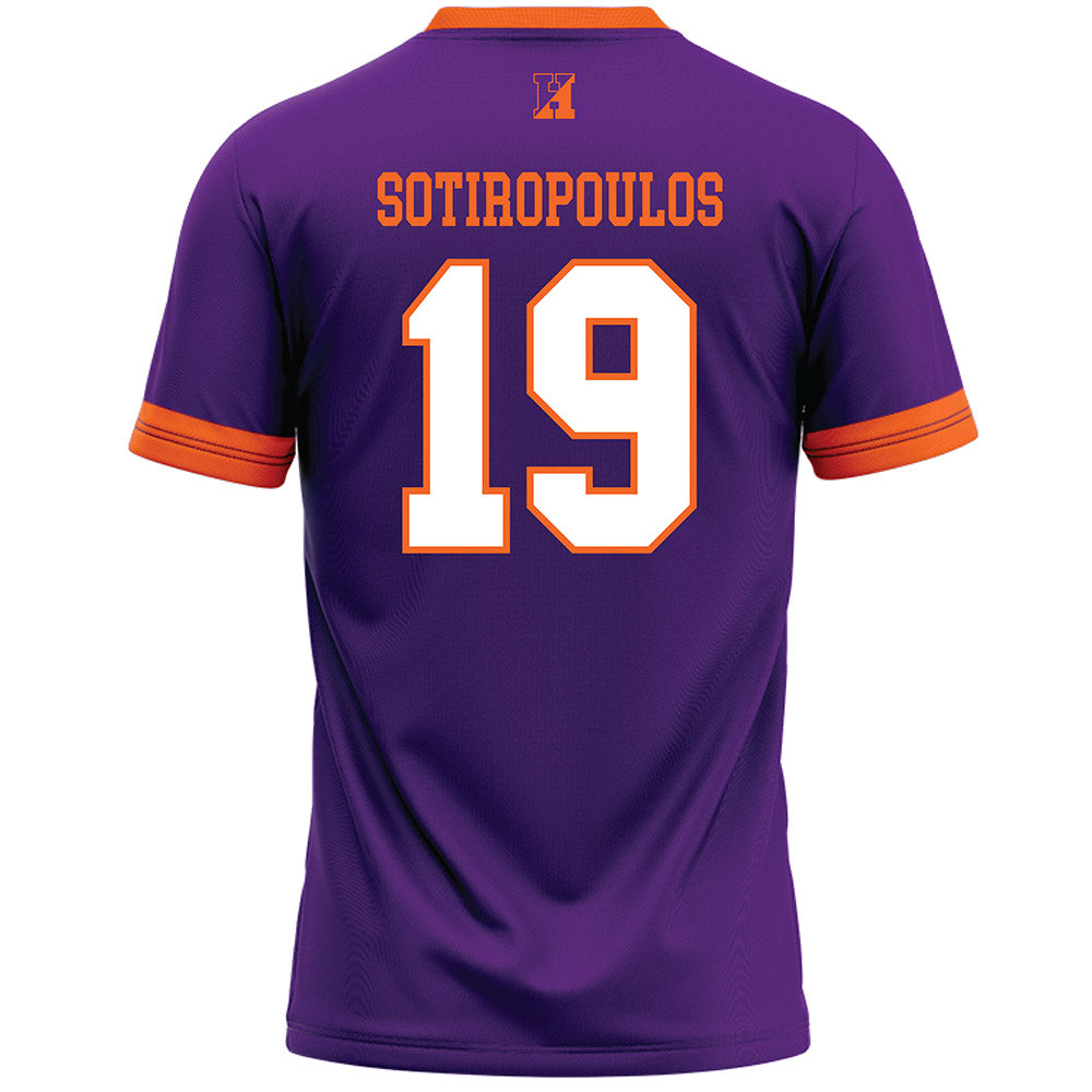 HWS - NCAA Men's Lacrosse : Nick Sotiropoulos - Purple Lacrosse Jersey-1