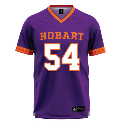 HWS - NCAA Men's Lacrosse : Elhanan Wilson - Purple Lacrosse Jersey-0