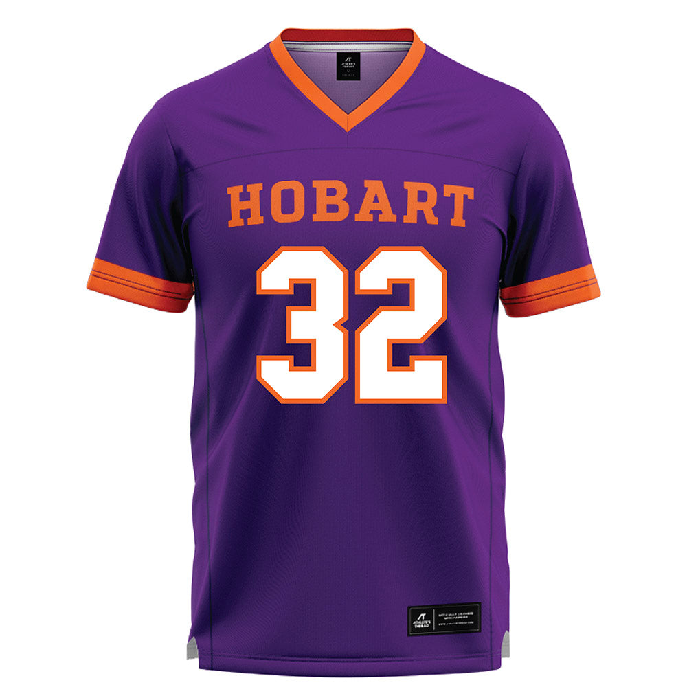 HWS - NCAA Men's Lacrosse : Jackson Faiola - Purple Lacrosse Jersey-0