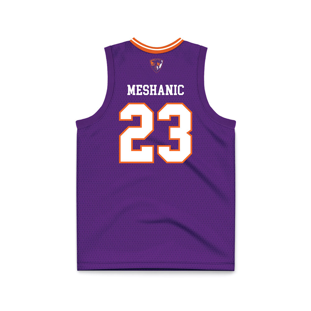 HWS - NCAA Men's Basketball : Carter Meshanic - Purple Basketball Jersey-1