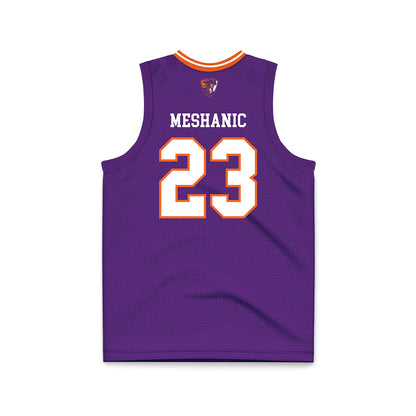 HWS - NCAA Men's Basketball : Carter Meshanic - Purple Basketball Jersey-1