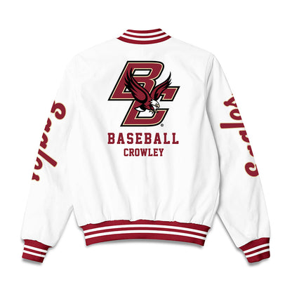 Boston College - NCAA Baseball : Aidan Crowley - Bomber Jacket