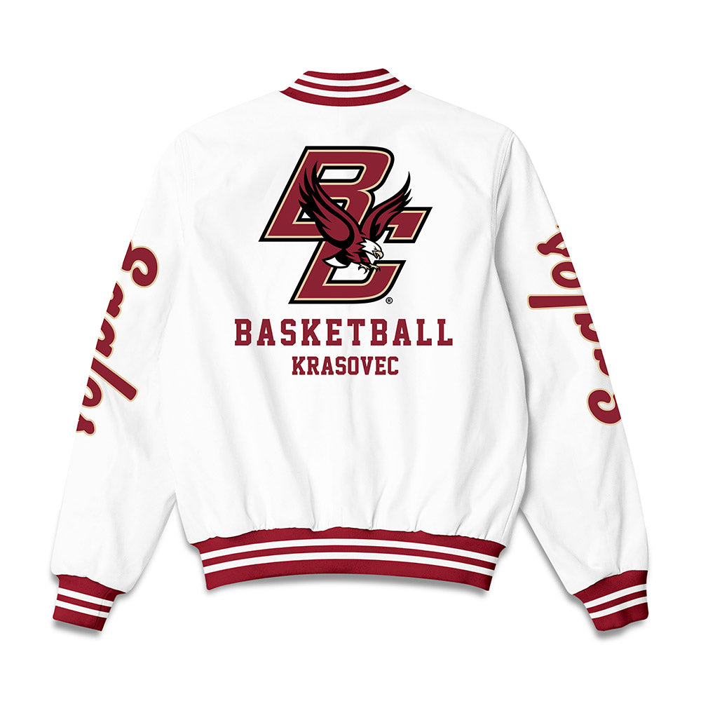 Boston College - NCAA Women's Basketball : Lili Krasovec - Bomber Jacket-1