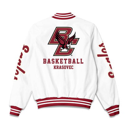 Boston College - NCAA Women's Basketball : Lili Krasovec - Bomber Jacket-1