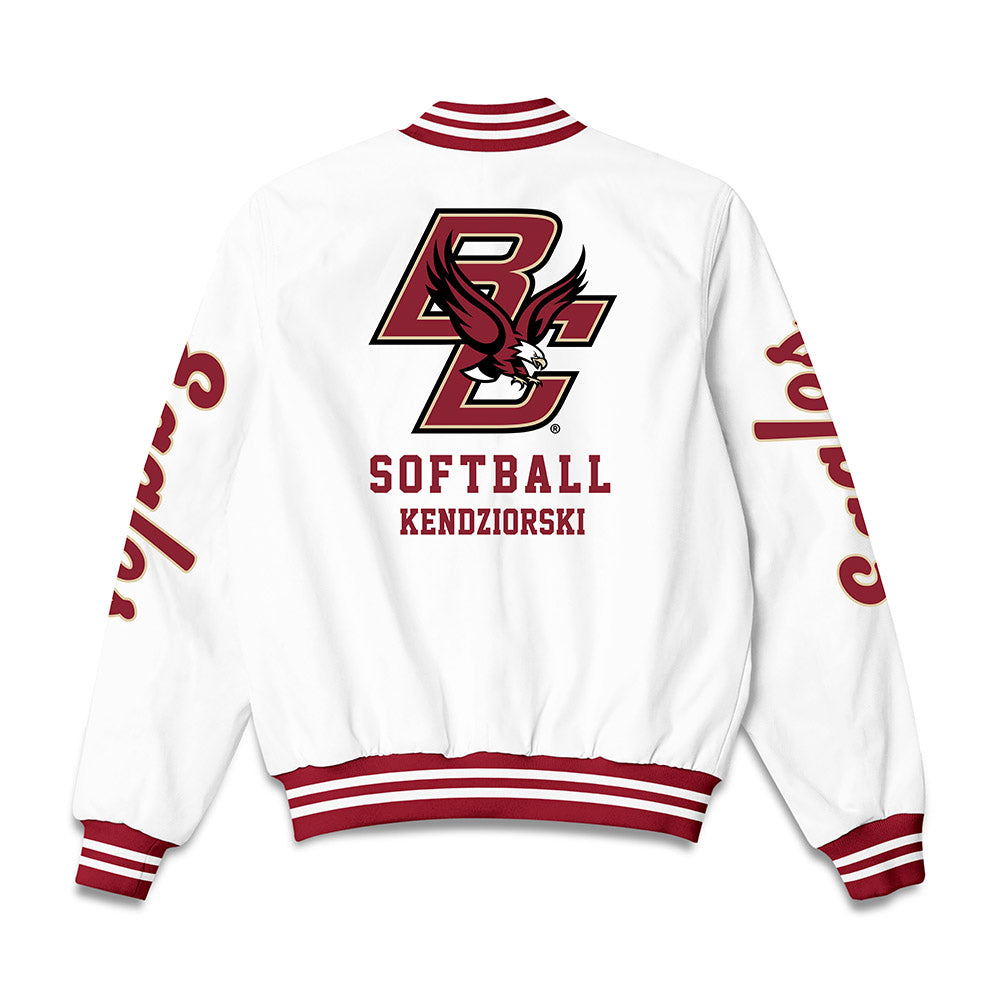 Boston College - NCAA Softball : Bailey Kendziorski - Bomber Jacket