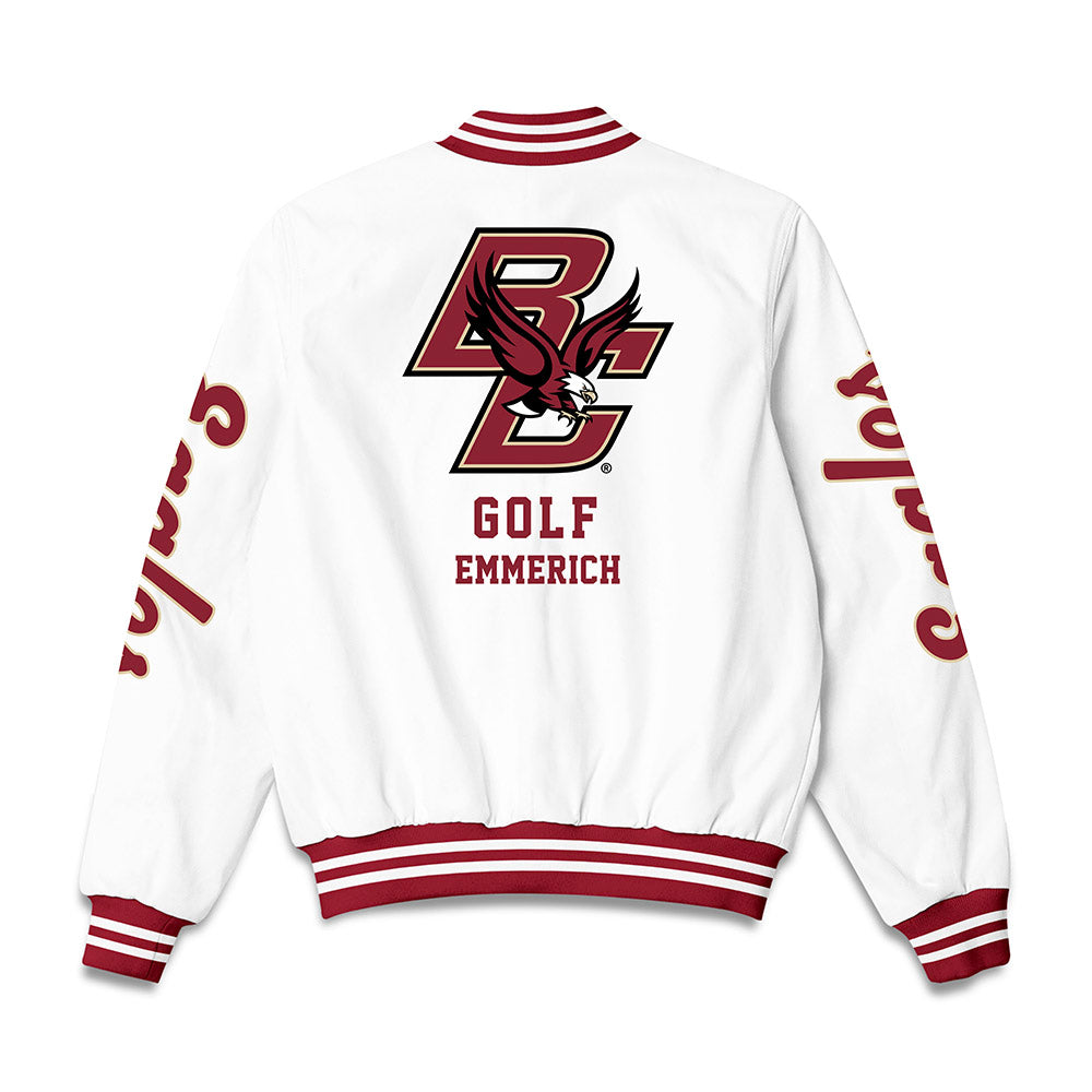 Boston College - NCAA Men's Golf : Christian Emmerich - Bomber Jacket