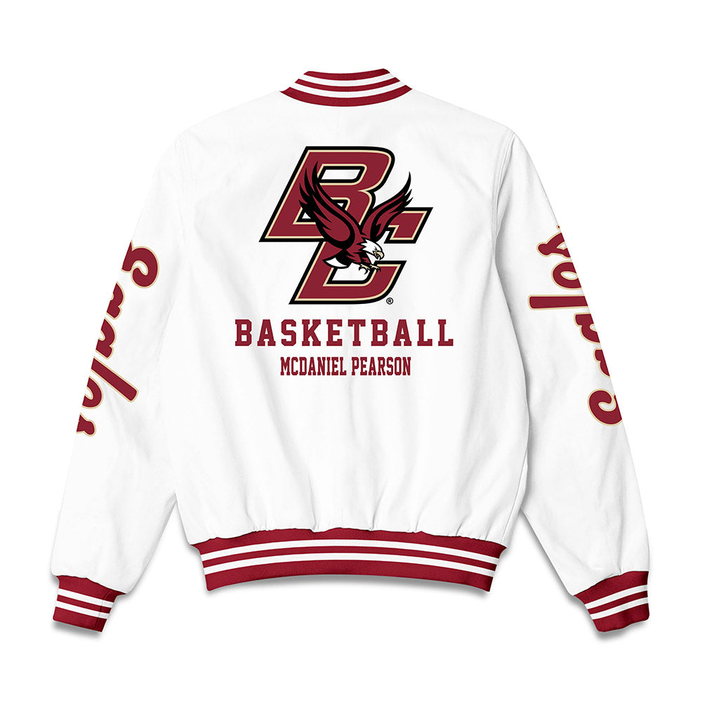 Boston College - NCAA Women's Basketball : Teionni McDaniel Pearson - Bomber Jacket-1