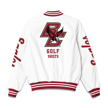 Boston College - NCAA Women's Golf : Jenna Shilts - Bomber Jacket-1