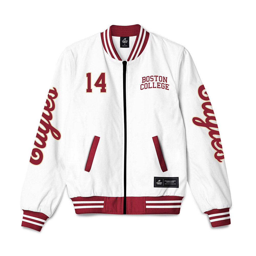 Boston College - NCAA Men's Ice Hockey : Gentry Shamburger - Bomber Jacket-0