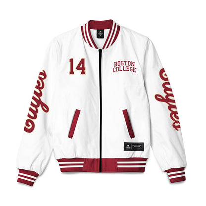 Boston College - NCAA Men's Ice Hockey : Gentry Shamburger - Bomber Jacket-0