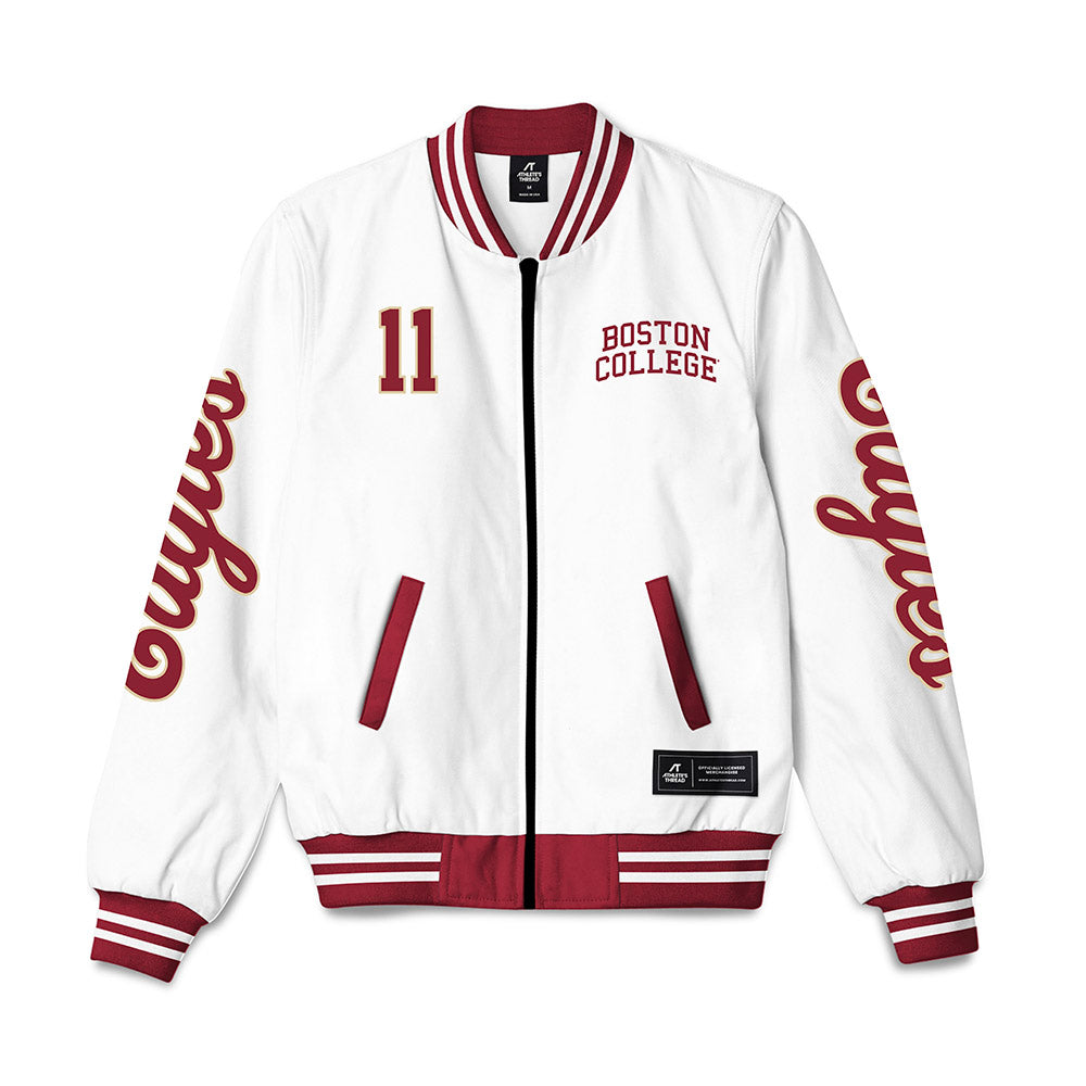 Boston College - NCAA Women's Ice Hockey : Katie Pyne - Bomber Jacket