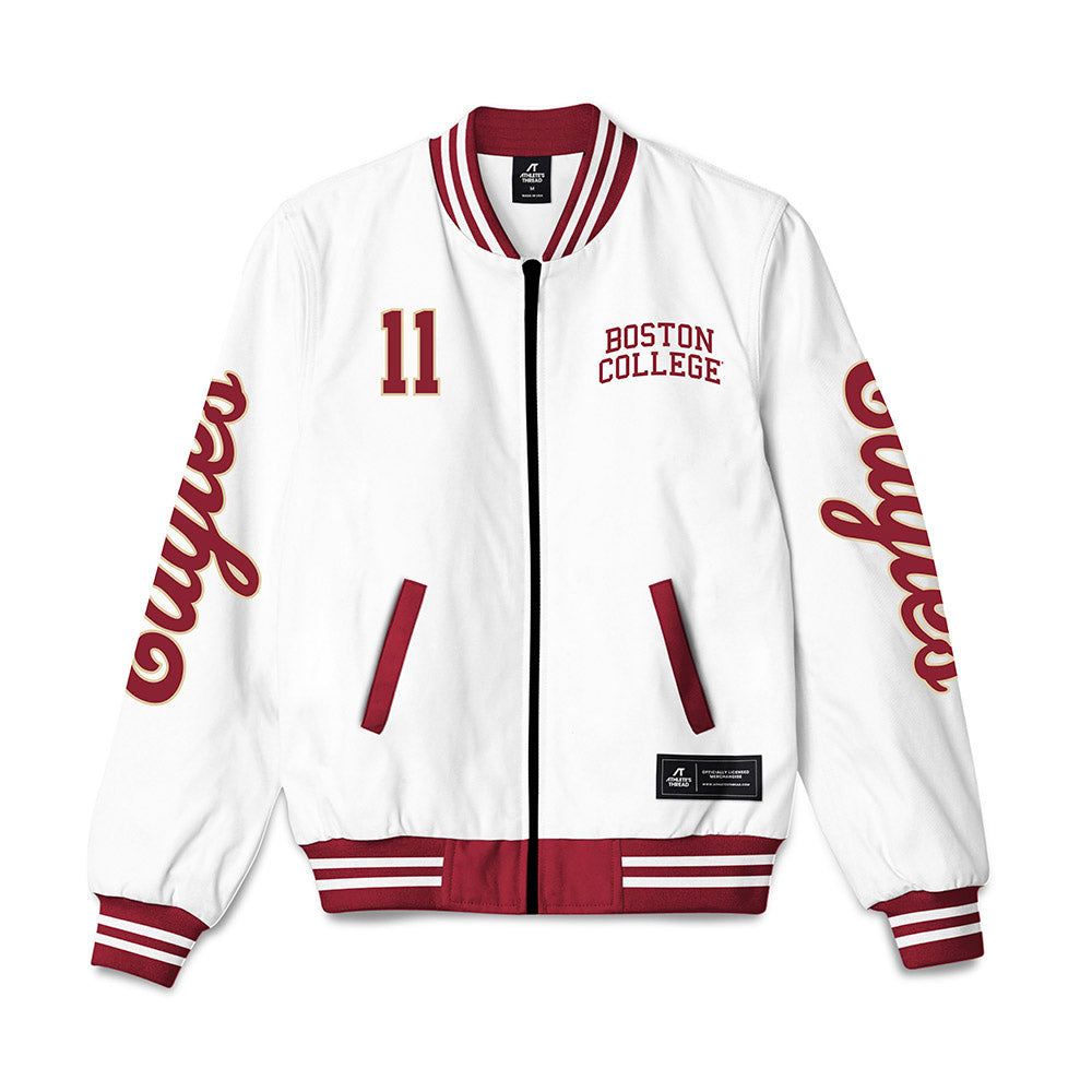 Boston College - NCAA Women's Field Hockey : Kate Bock - Bomber Jacket-0