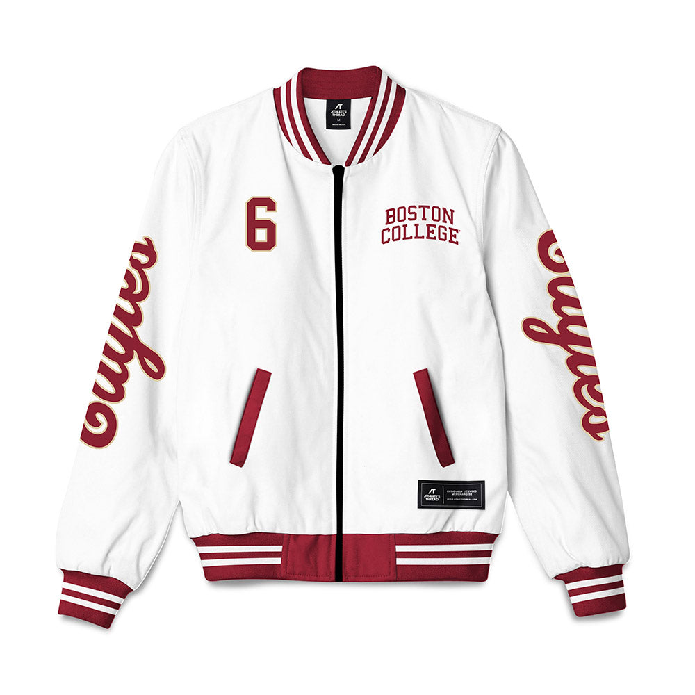 Boston College - NCAA Women's Ice Hockey : Kiley Erickson - Bomber Jacket-0