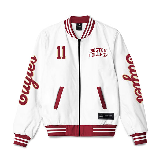 Boston College - NCAA Baseball : Gunnar Johnson - Bomber Jacket-0