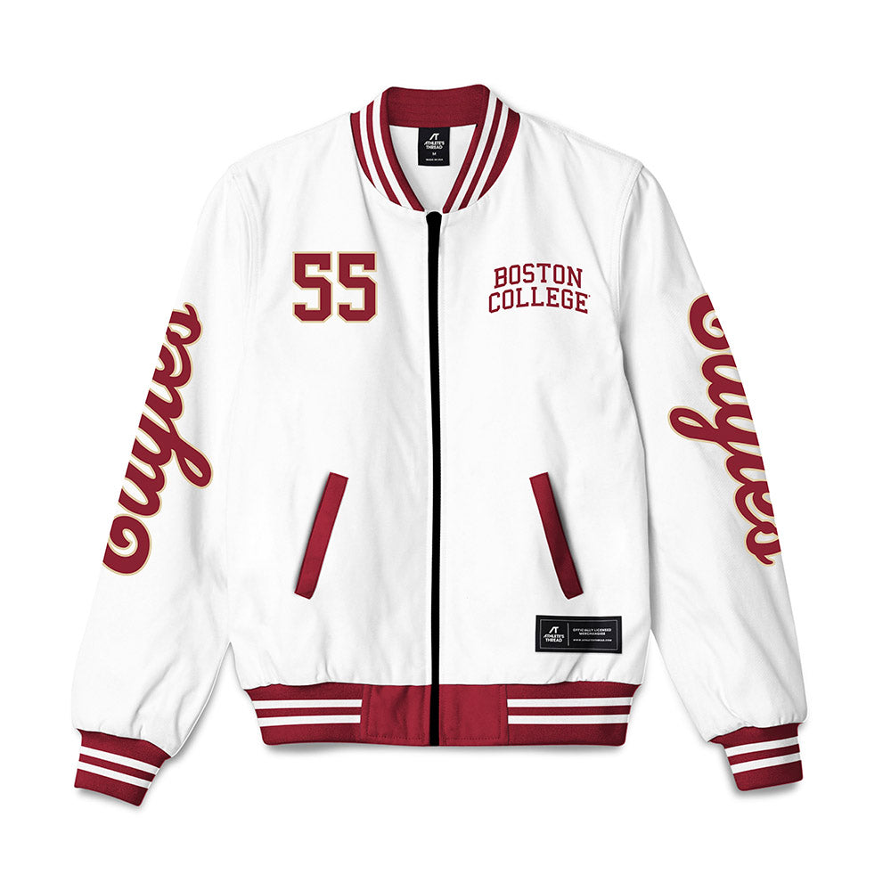 Boston College - NCAA Football : Robert Smith IV - Bomber Jacket-0