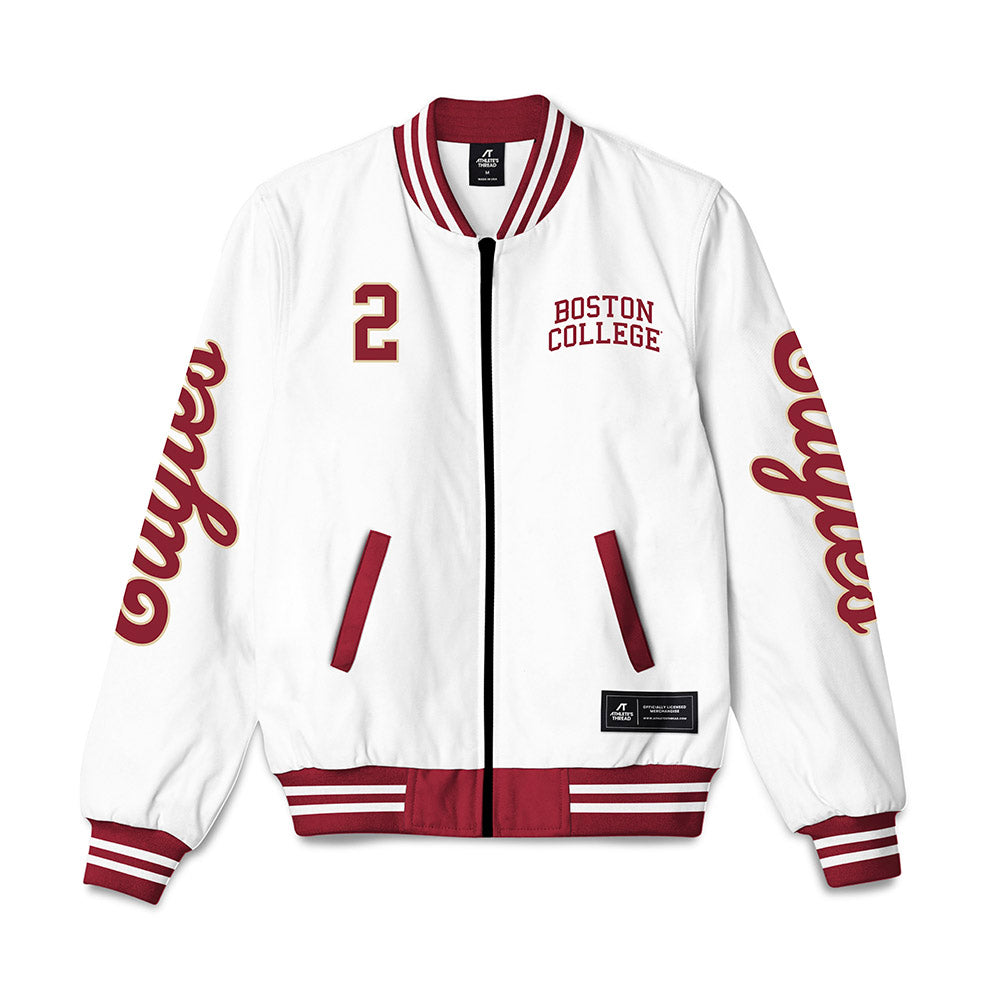 Boston College - NCAA Women's Soccer : Natalie Grosse - Bomber Jacket-0