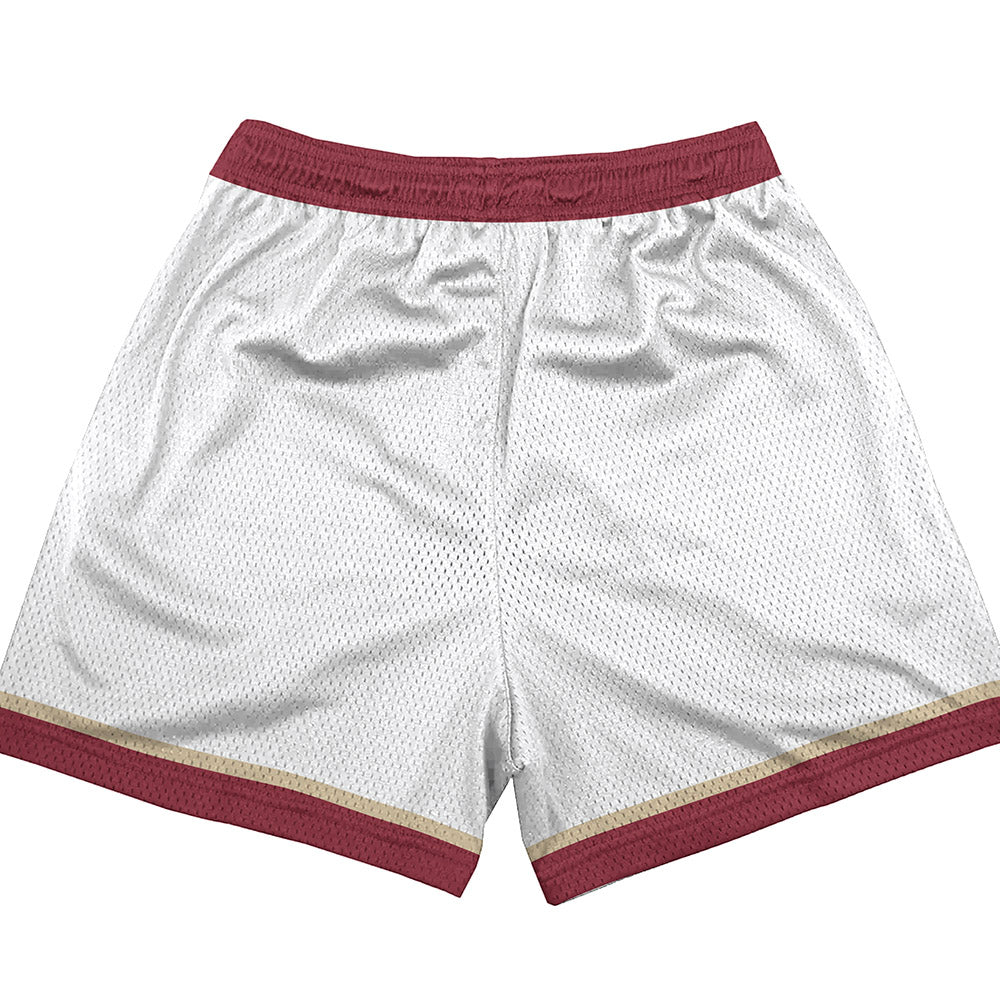 Boston College - NCAA Skiing : Gunnar Travis - White Shorts