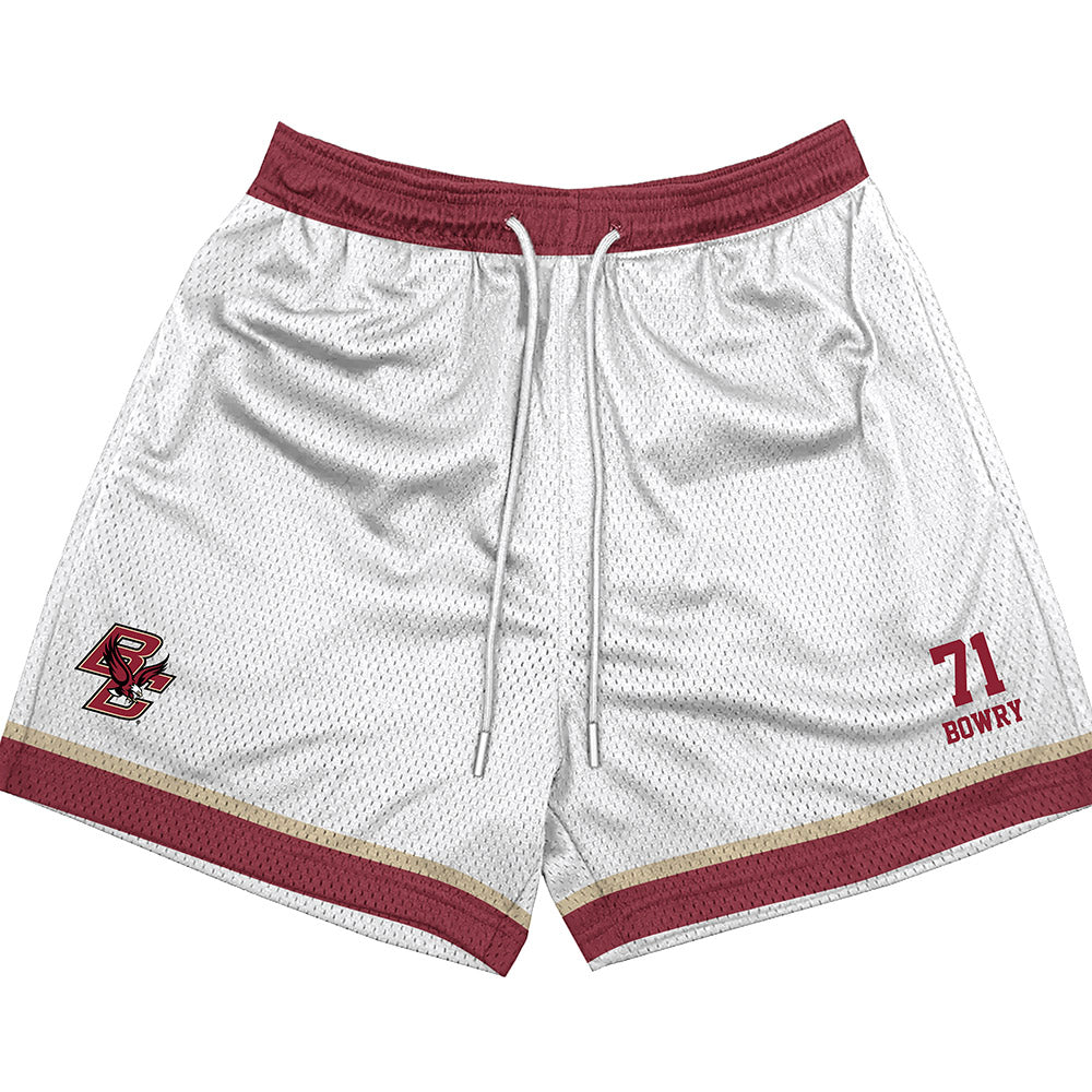 Boston College - NCAA Football : Jude Bowry - White Shorts