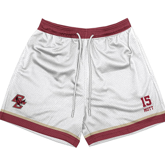 Boston College - NCAA Women's Volleyball : Lucy Mott - White Shorts