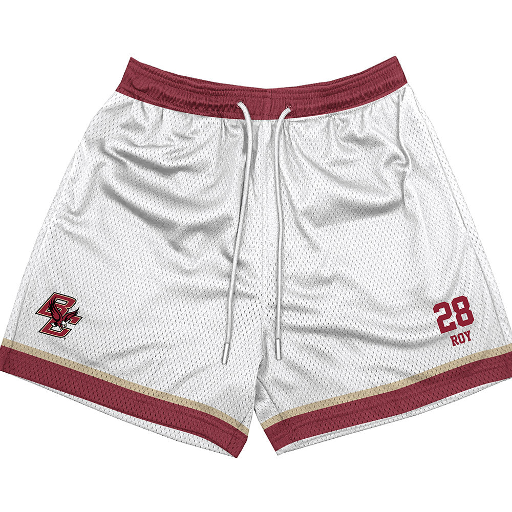 Boston College - NCAA Women's Ice Hockey : Gaby Roy - White Shorts