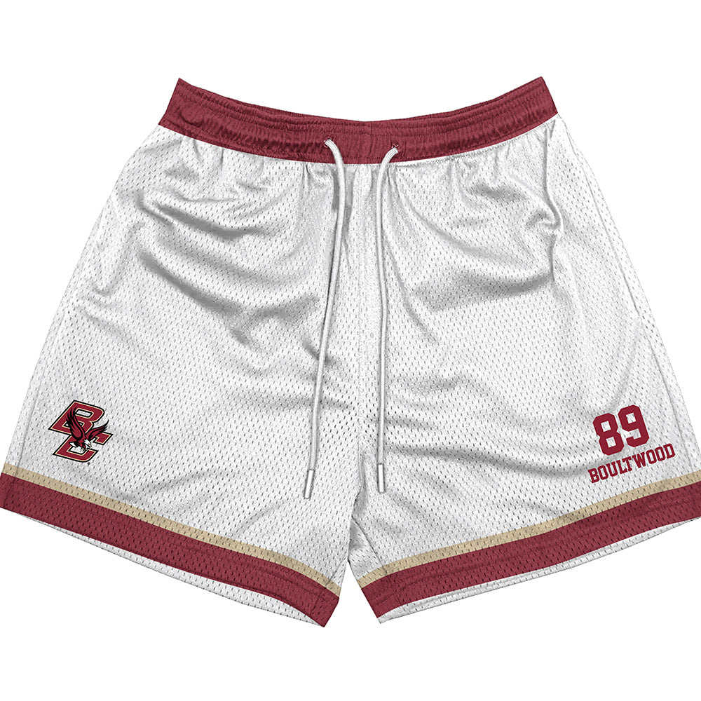 Boston College - NCAA Football : Ryan Boultwood - White Shorts