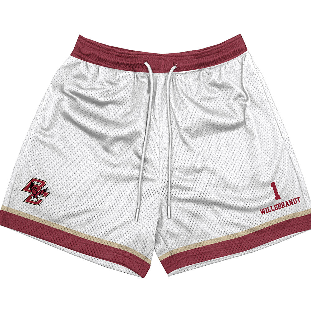 Boston College - NCAA Women's Soccer : Wiebke Willebrandt - White Shorts