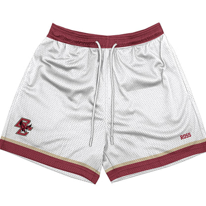 Boston College - NCAA Women's Rowing : Sierra Ross - White Shorts-0