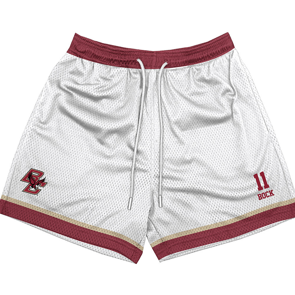 Boston College - NCAA Women's Field Hockey : Kate Bock - White Shorts-0