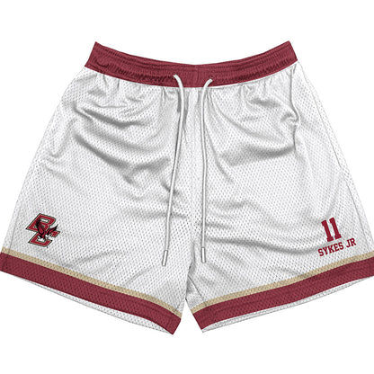 Boston College - NCAA Football : Rae Sykes Jr - White Shorts-0