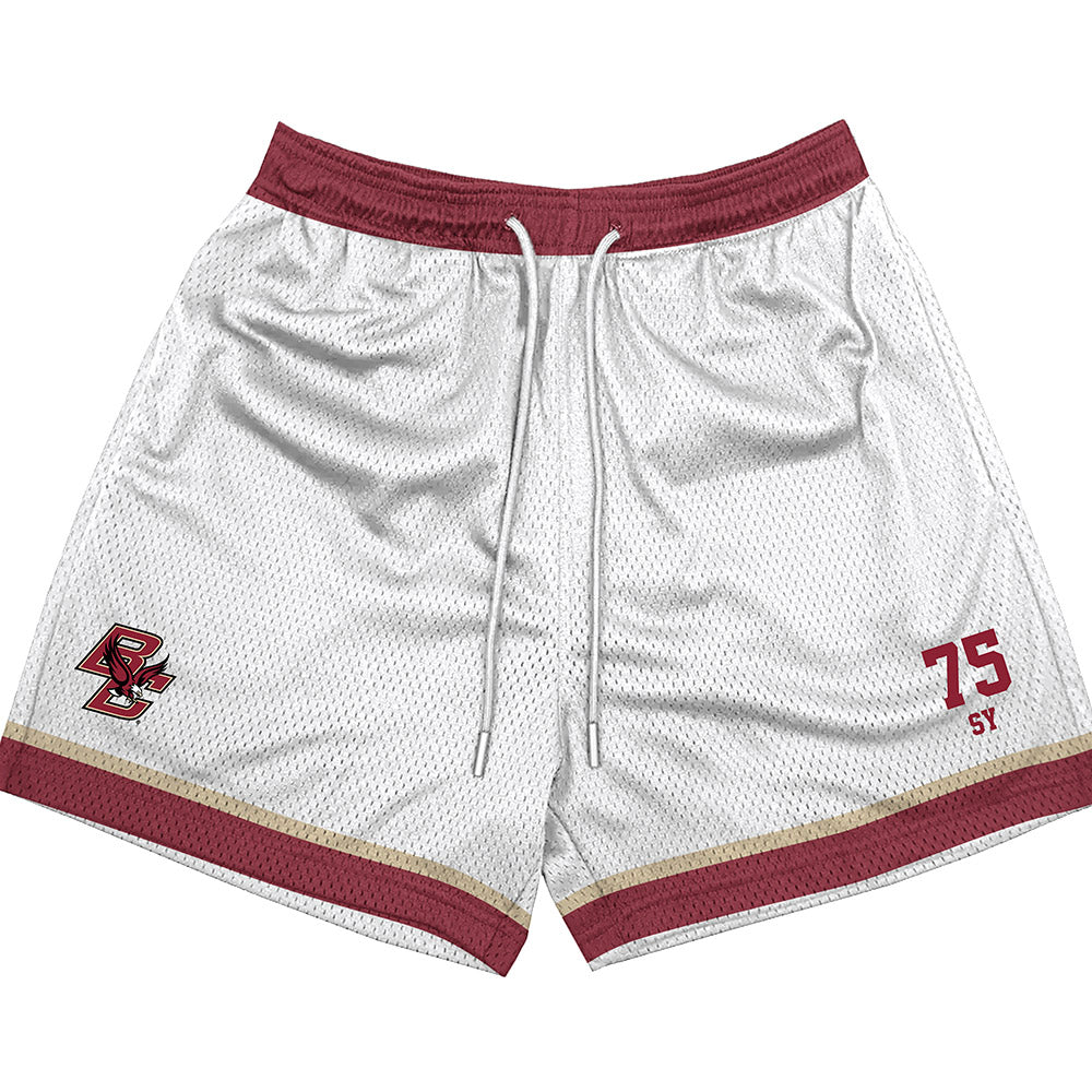 Boston College - NCAA Football : Pape Sy - White Shorts-0