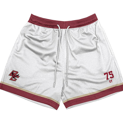 Boston College - NCAA Football : Pape Sy - White Shorts-0