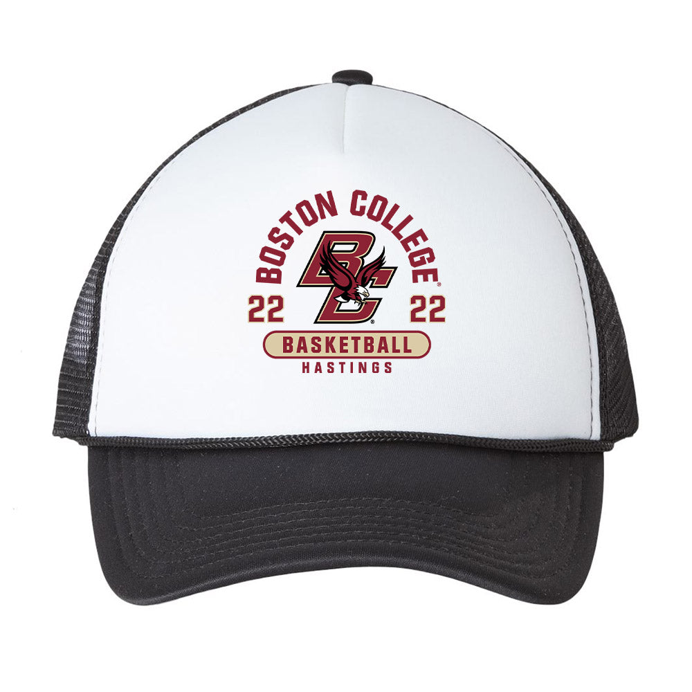 Boston College - NCAA Men's Basketball : Jayden Hastings - Trucker Hat-0