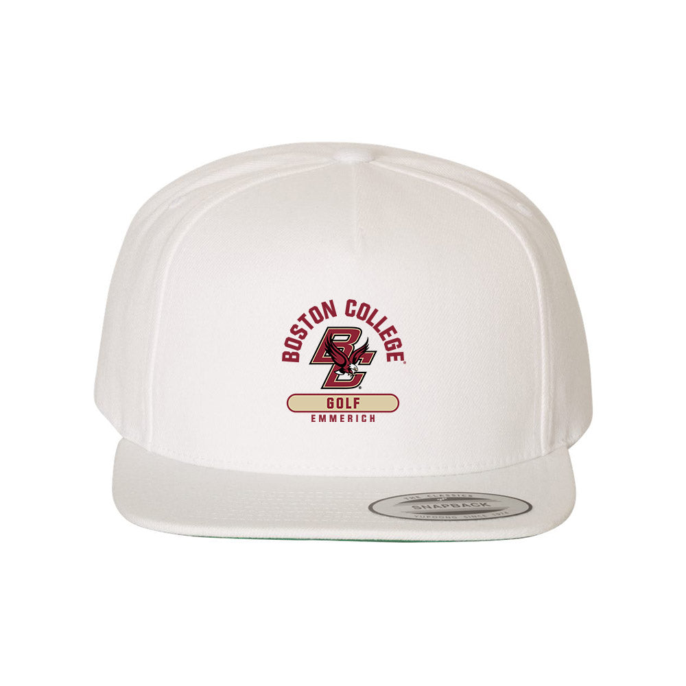 Boston College - NCAA Men's Golf : Christian Emmerich - Snapback Hat