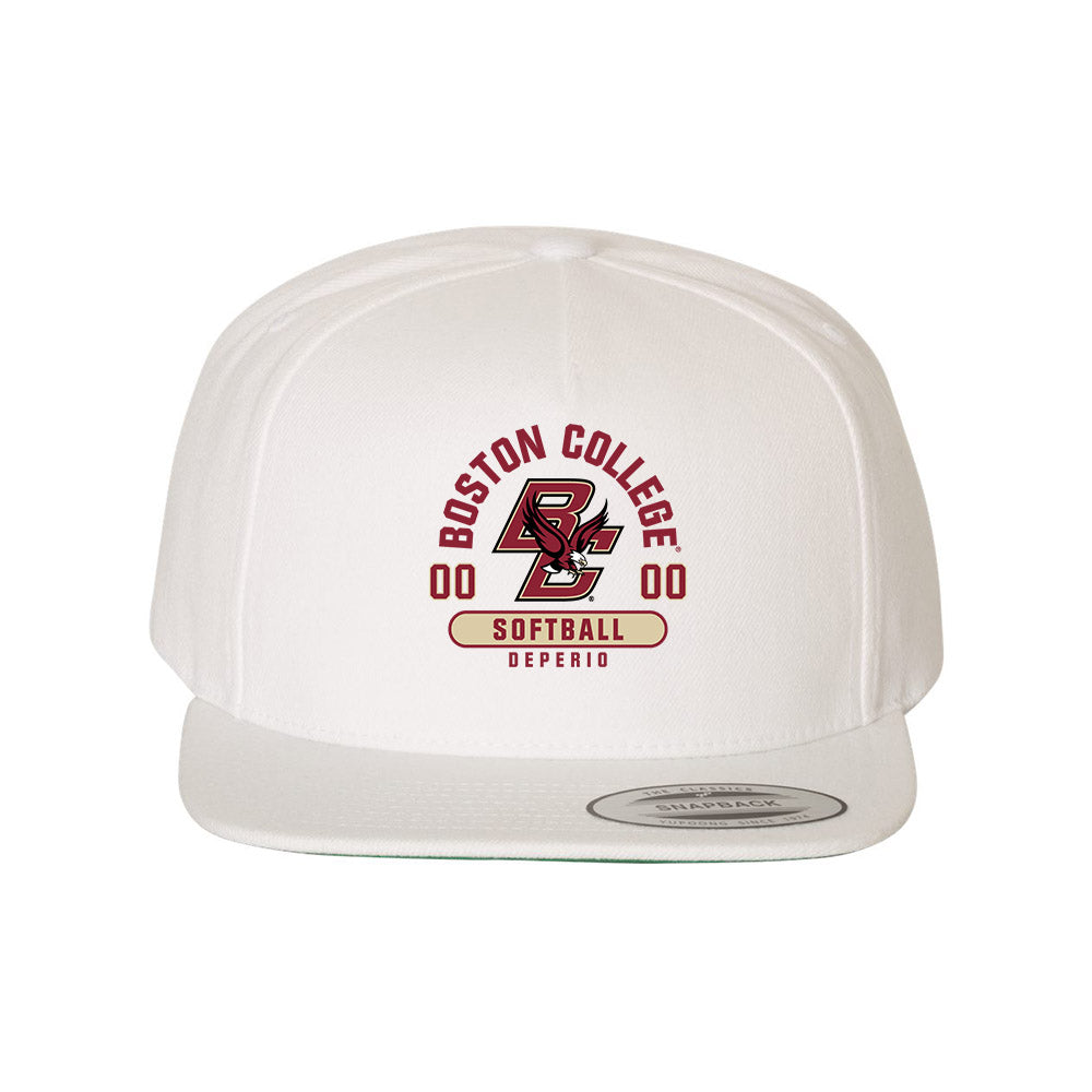 Boston College - NCAA Softball : Kaeliana DePerio - Snapback Hat-0