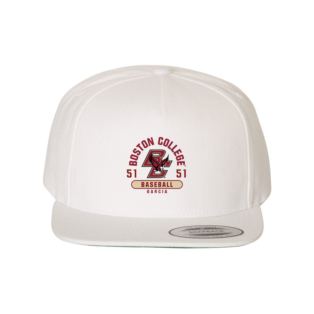 Boston College - NCAA Baseball : Esteban Garcia - Snapback Hat