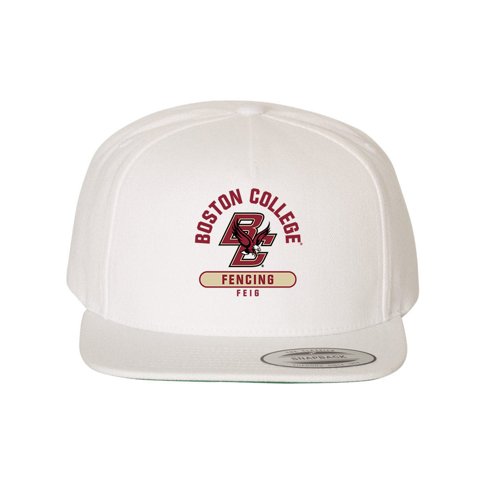Boston College - NCAA Women's Fencing : Sela Feig - Snapback Hat-0