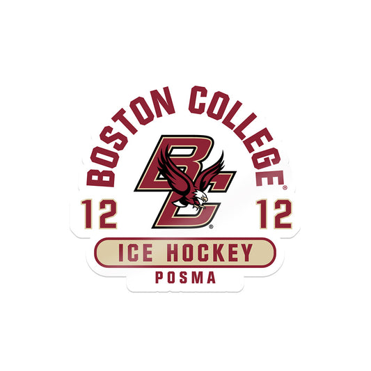 Boston College - NCAA Men's Ice Hockey : Mike Posma - Sticker