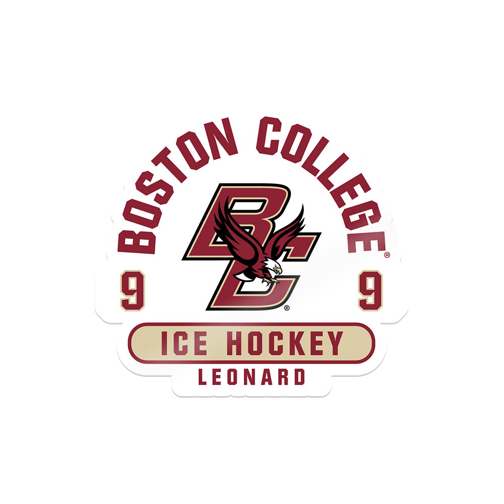 Boston College - NCAA Men's Ice Hockey : Ryan Leonard - Sticker