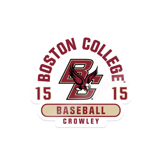 Boston College - NCAA Baseball : Aidan Crowley - Sticker