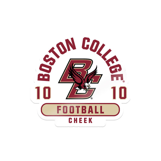 Boston College - NCAA Football : Jalen Cheek - Sticker