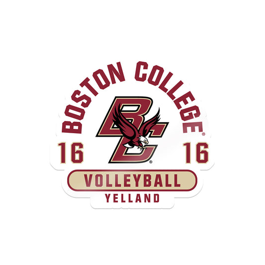 Boston College - NCAA Women's Volleyball : Brooklyn Yelland - Sticker