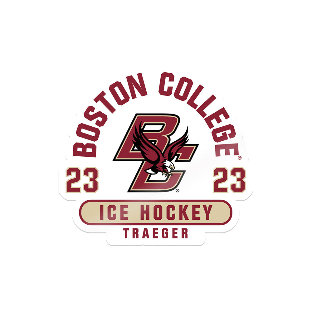 Boston College - NCAA Men's Ice Hockey : Will Traeger - Sticker