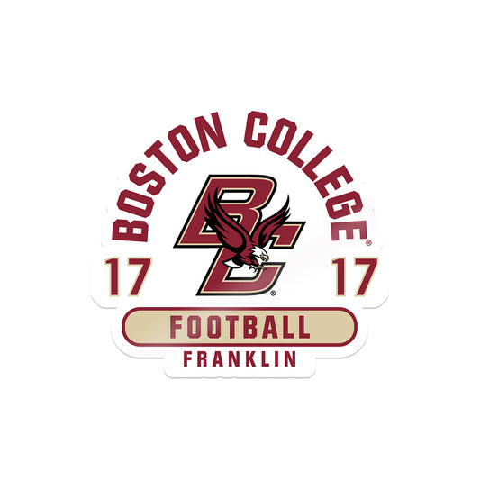 Boston College - NCAA Football : Jeremiah Franklin - Sticker